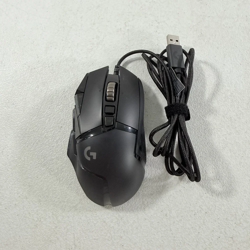 Logitech G502 Hero High Performance Gaming Mouse Wired RBG TESTED WORKING